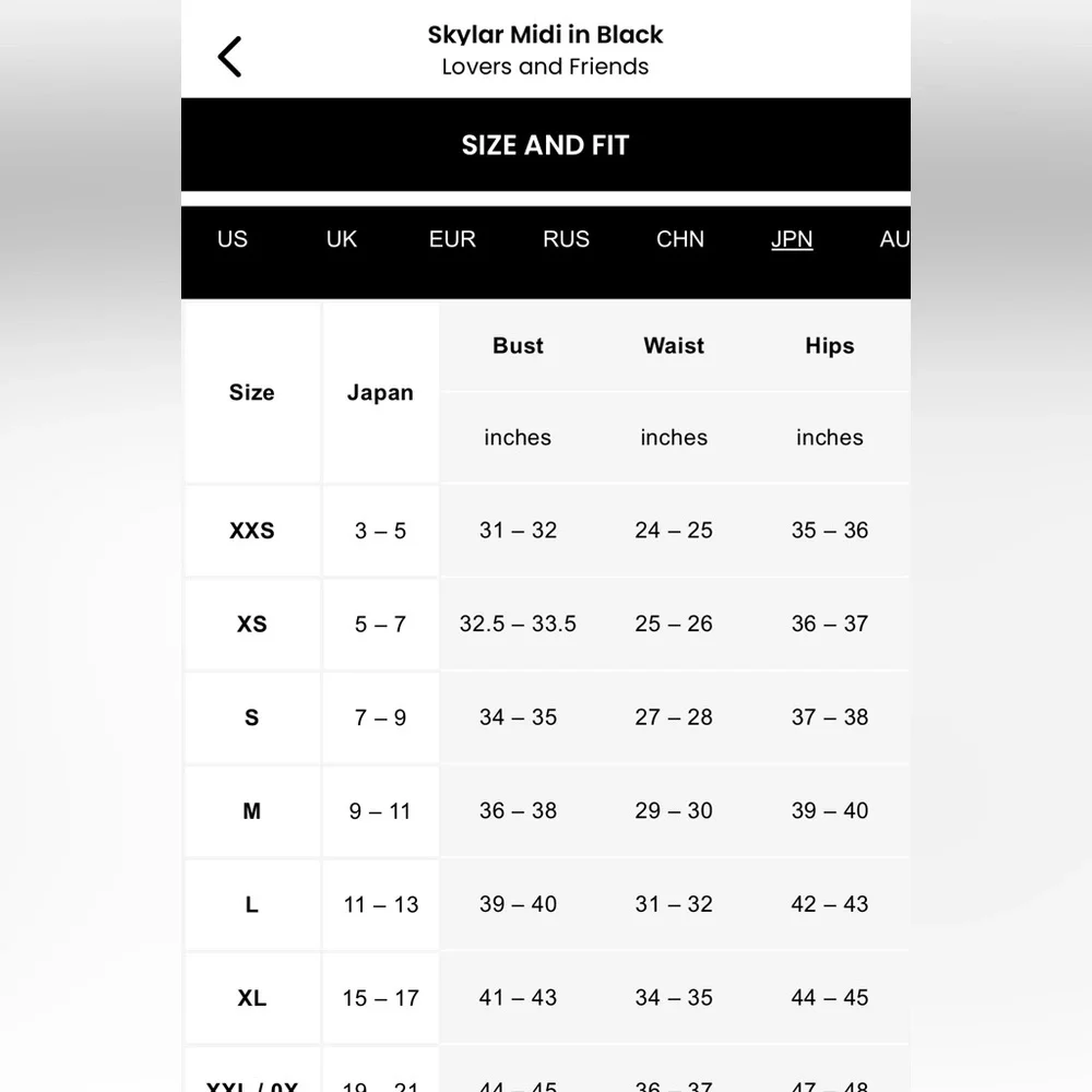 Lovers and Friends Skylar Midi in Black, size XS, Worn Once, Perfect Condition - Picture 6 of 9